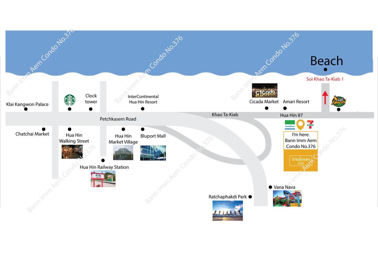 Bann Imm Aem Condo No.376 Hua Hin Ngoại thất bức ảnh